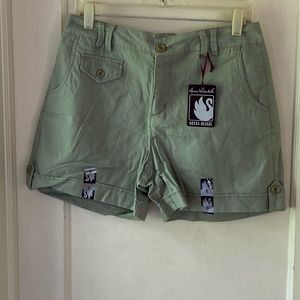 NWT Vintage Gloria Vanderbilt Mid-Rise Khaki Shorts  Sz 8